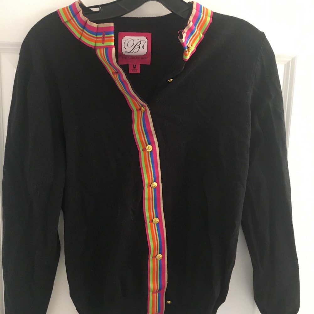 B The Collection cardigan and shell.